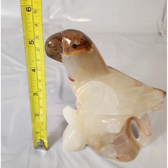 Decorative Collectible Animal Figure Marble Onyx Desk Mantel Bird Handmade NEW - Picture 8 of 10